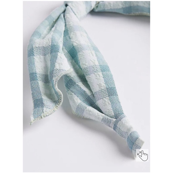 NEW Torrid Plaid Bow Headband - Green - Picture 2 of 9